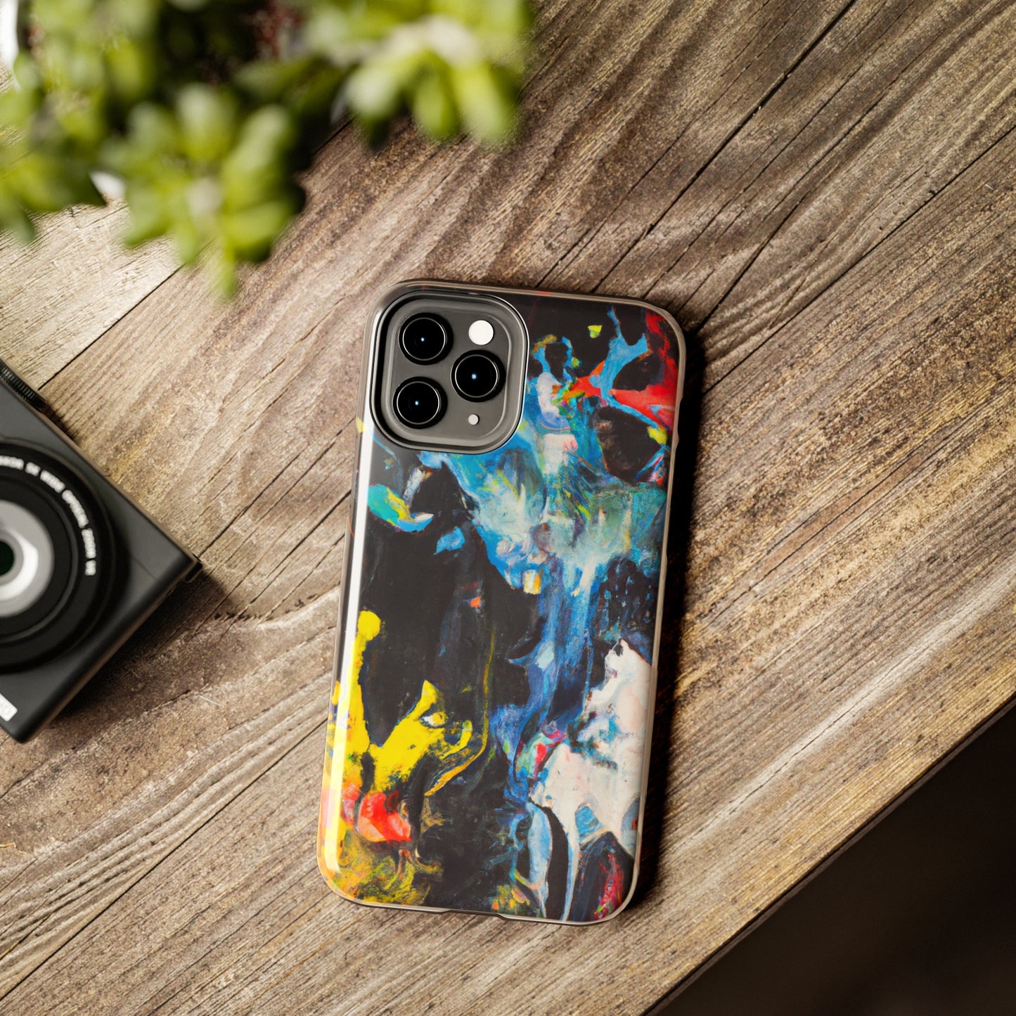 Tough Case-Mate iPhone Case Ft. Blue Splat