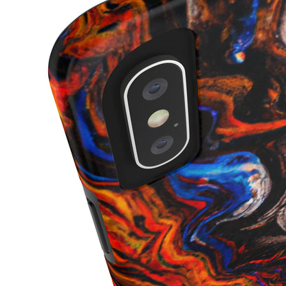 Tough Apple iPhone Case Ft. Abstract Petrified Wood