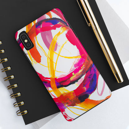 Tough Apple iPhone Cases Ft. Abstract Scarlet