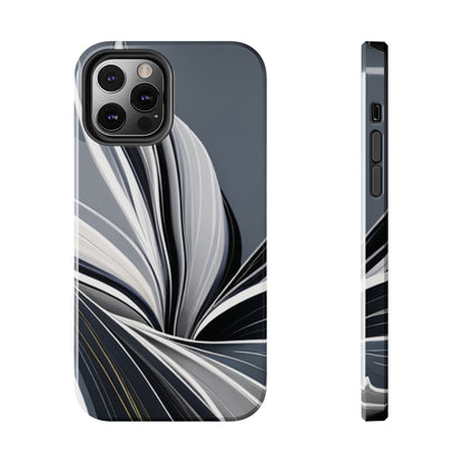 Strong Apple iPhone Cases Ft. Black and White Abstract Sail