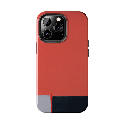 Strong Apple iPhone Case Ft. Minimal Orange