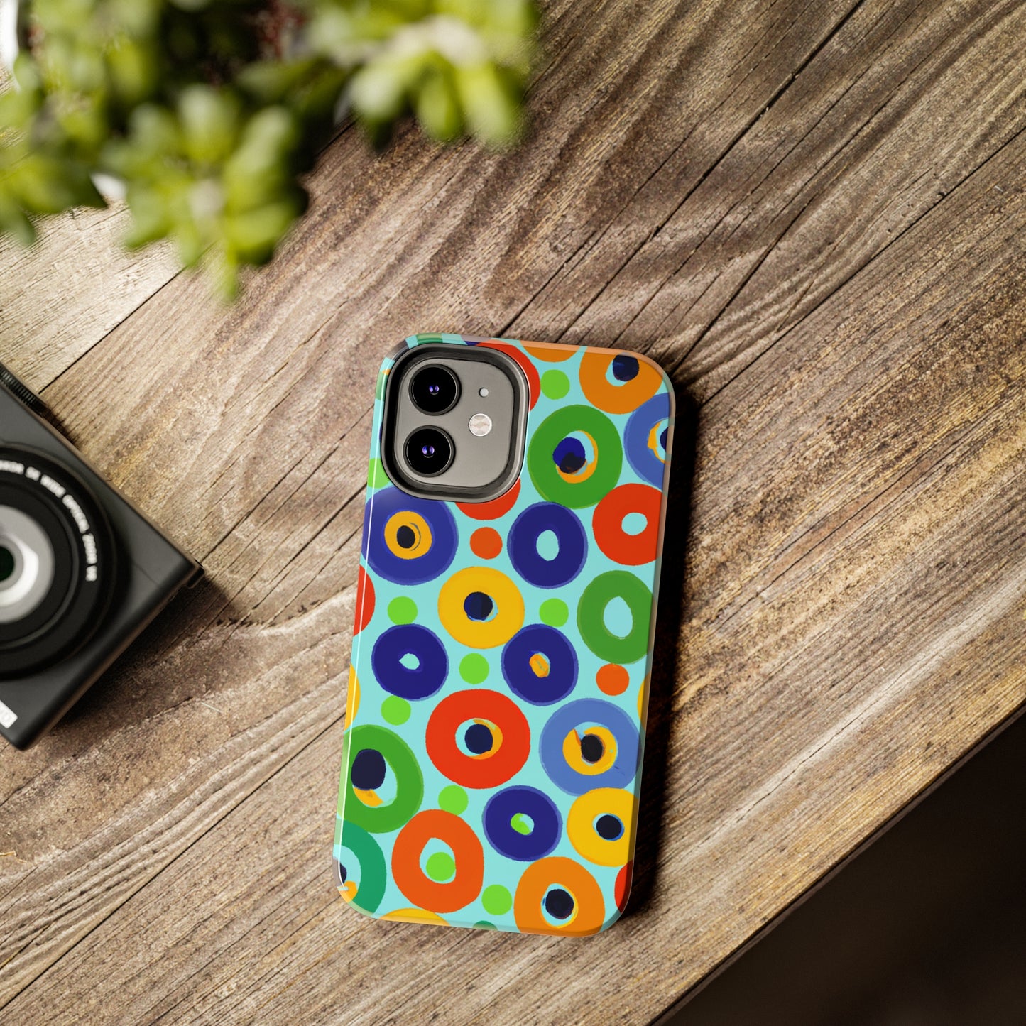 Tough Case-Mate iPhone Case Ft. Vivid Circles