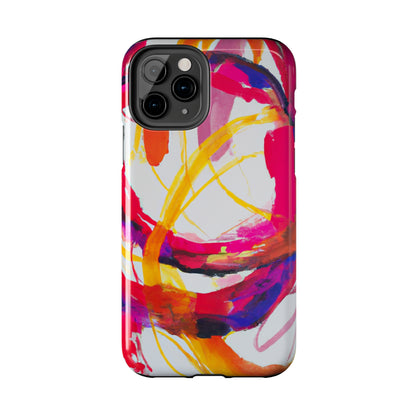 Tough Apple iPhone Cases Ft. Abstract Scarlet