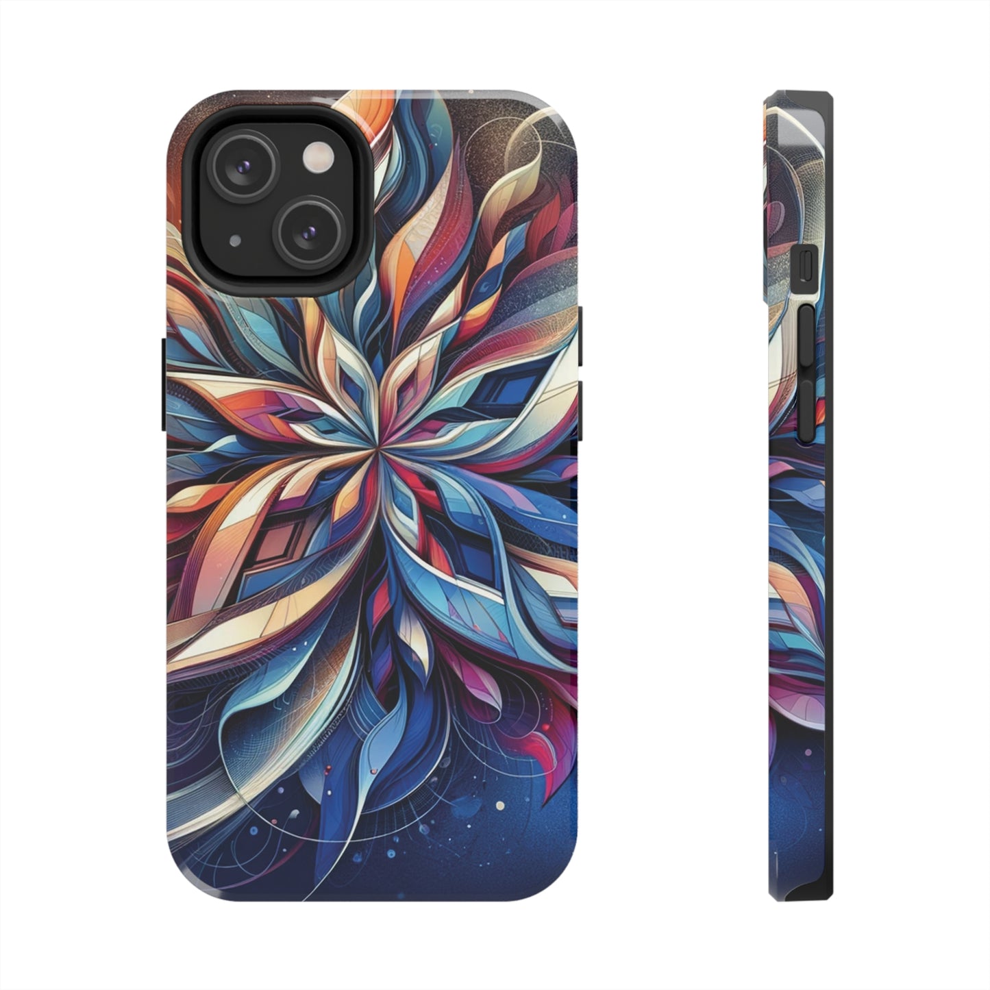 ToughDrop Apple iPhone Case Ft. Abstract Snowflake