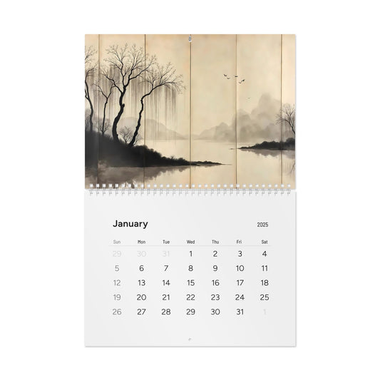 Brandon Falk's Art of Empty on Wall 2025 Calendar