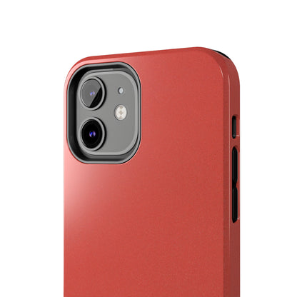 Strong Apple iPhone Case Ft. Minimal Orange