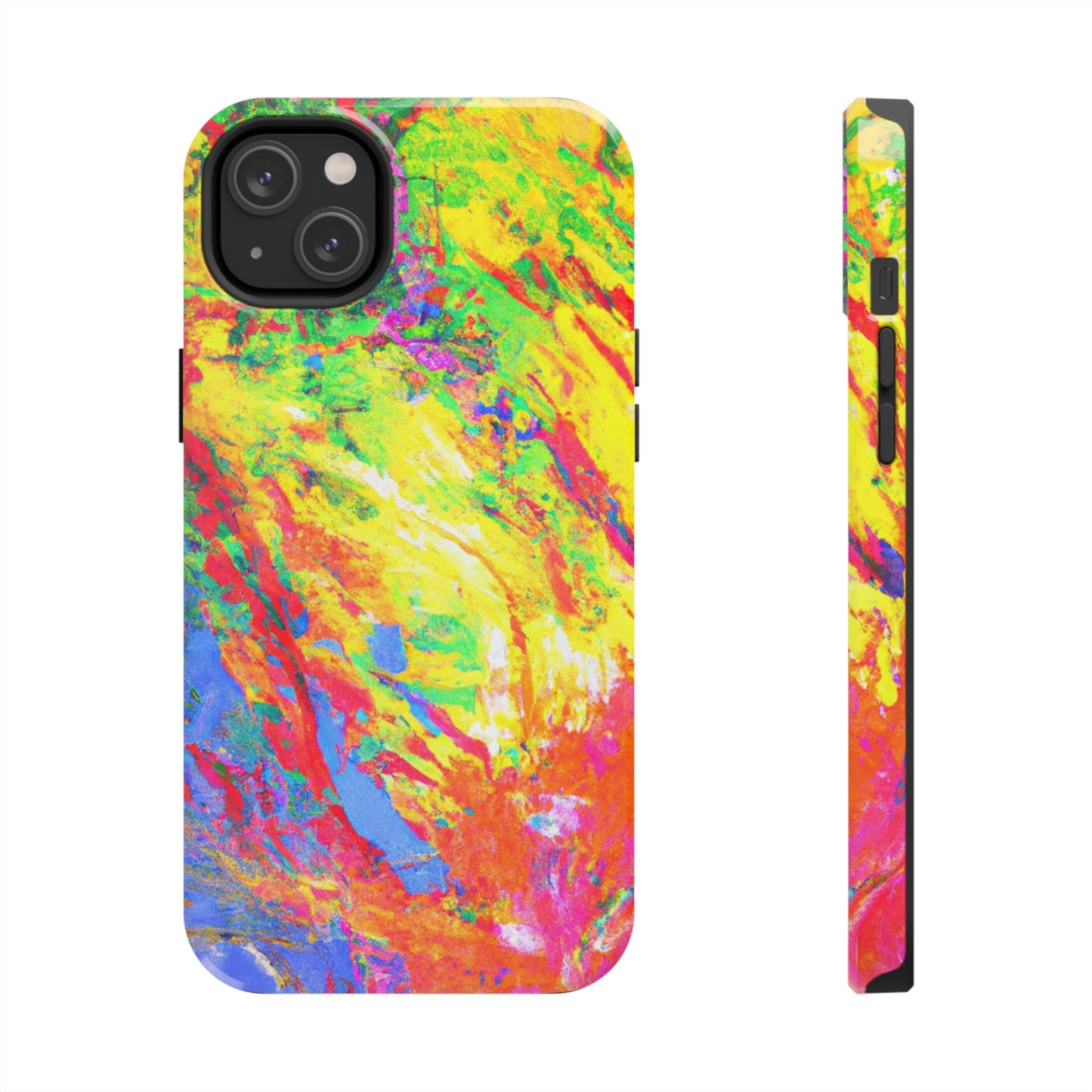 Tough Apple iPhone Cases Ft. Abstract Sherbet