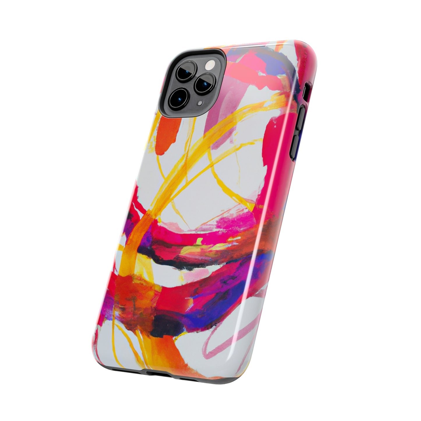 Tough Apple iPhone Cases Ft. Abstract Scarlet