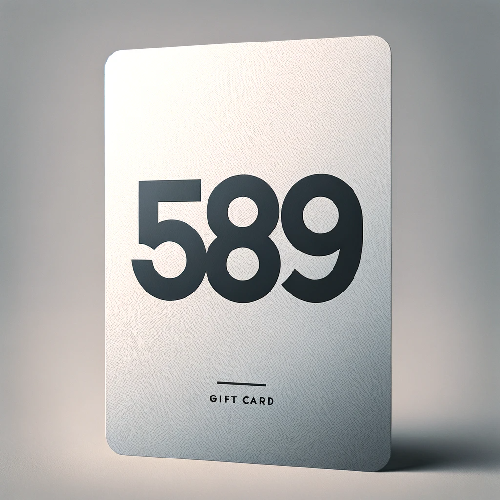 Gift Card: 589 Designs