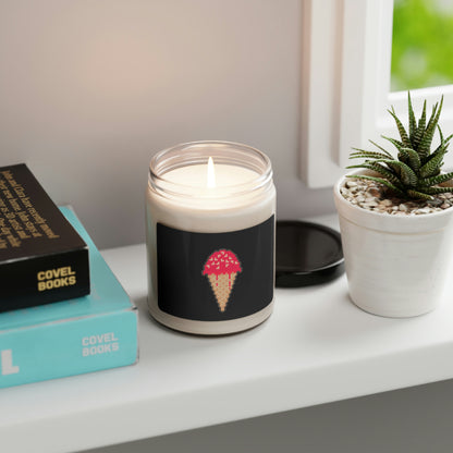 Scented Soy Candle Ft. Pixel Cones