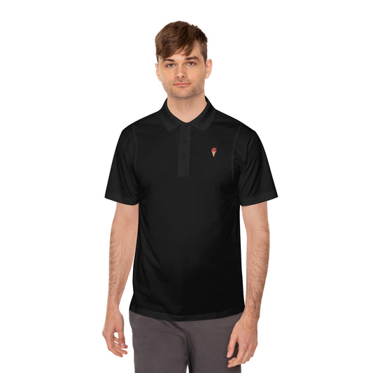 Men's Sport Polo Shirt Ft. Pixel Cone