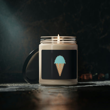 Scented Soy Candle Ft. Pixel Cones