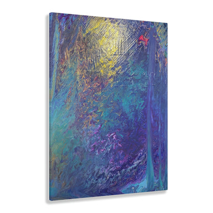 Wall Acrylic: Blue Waterfall